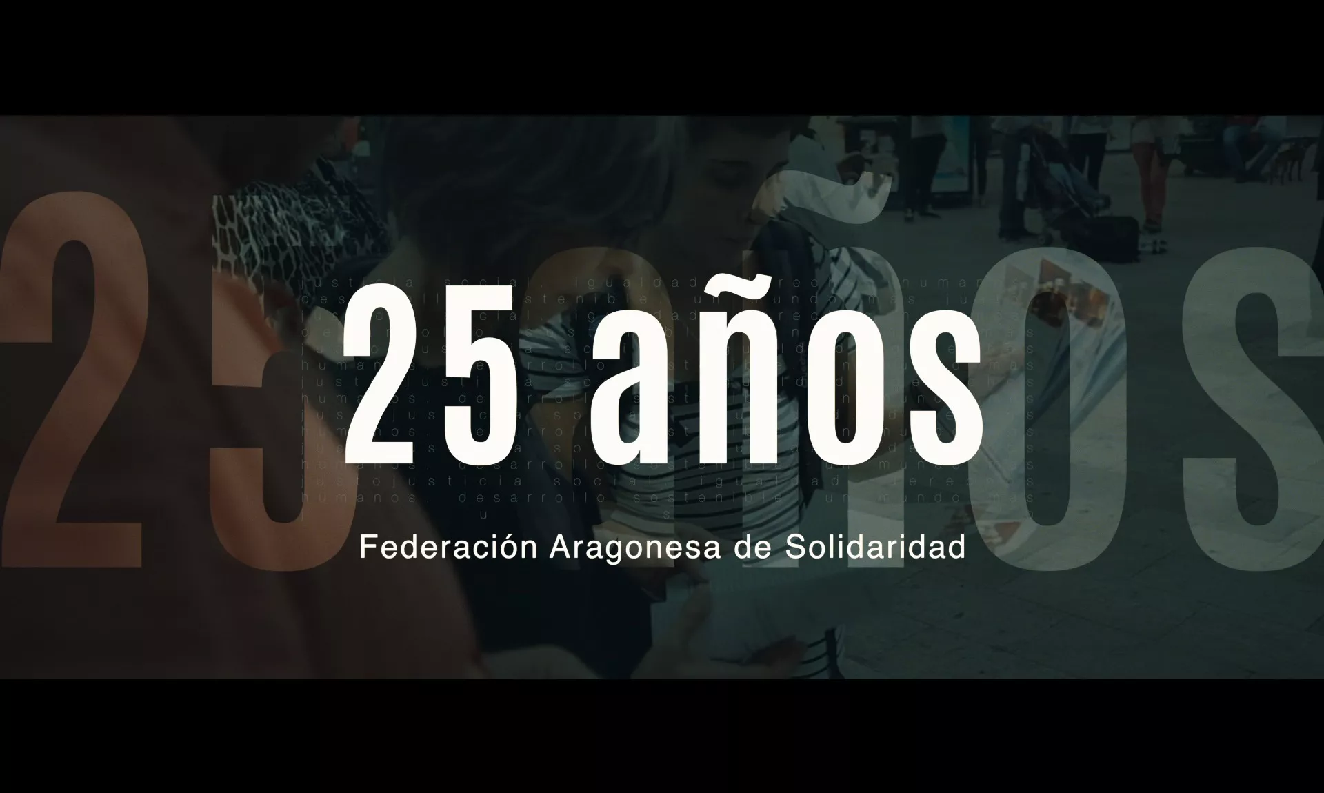 Federación Aragonesa de Solidaridad 25 aniversario 1994-2019