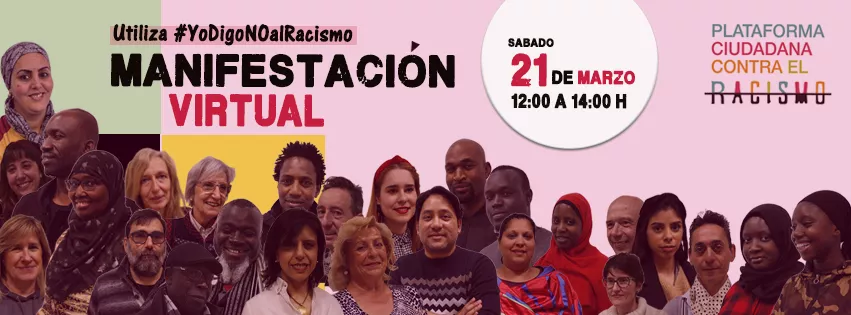 Manifestación virtual contra el racismo y la xenofobia